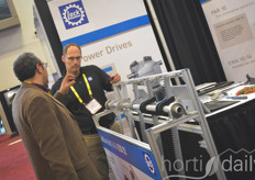Morten Andersen with Lock Drives USA has had some very busy days at the trade show!