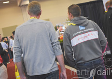 Everything was horticulture at the exhibition - even the visitors' outfits!