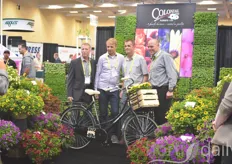 The team with Colonial Florists evantually won the bike by Kam's Growers Supply!