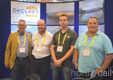 Ron Vanderschee, Kevin Conroy, Pieter Berkeld & Jeremy Still with DeCloet Greenhouse.