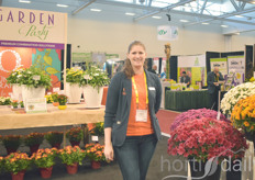 Nikki Adkens with Dummen Orange.