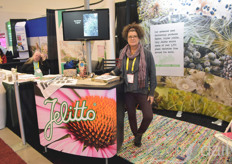 Mary Vaananen with Jelitto Perennial Seeds.