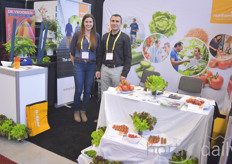 Monika Pickering & Ali Mohammad with Nunhems.