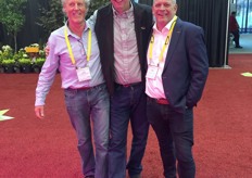 The three Amigo's! Arie van der Giessen (Backyard Farms), Arie Alblas (Roelands Plant Farms) & Arie Barendrecht (Viscon Group). Even though many Dutchies are active in the area, the name Arie doesn't appear that often and regularly they are mixed up! Fun fact: these three Arie's even all have the name of a town as their last name.