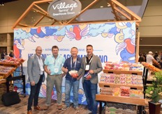 Leo van der Ven of Koppert Machines, Tim Robinson and Jan Korteland of Village Farms and Paul Koppert of Koppert Machines