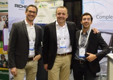 The team with Richel Group: Philippe Maigret, Aurelien Vieilledent and Valentin Arnaud.