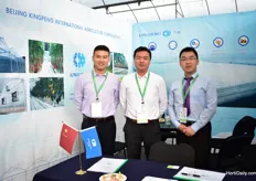 Lu Shushan, Mr Zhang (President of the company) and Frank John of Kingpeng were exhibiting at the show for the first time. This Chinese greenhouse manufacturer is already exporting to over 60 countries and is now exploring the possibilities to supply Mexican growers, they are exhibiting for the first time.