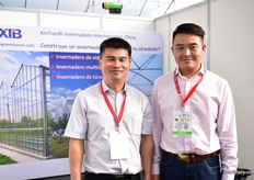 Honjie Leng and Gery Zhang of XTB are exhibiting at the show for the second time, offering their services to the Mexican growers.