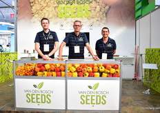 Ben van den Bos, Jacob van den Bos and Eaulalio Fonseca of Van den Bos Seeds.