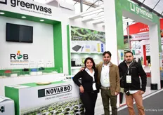 Marcella Cvevas, Erick Vazquez Quitero and Angel Cavarrubias of Greenvass. From Spain, they import products like plastic parts, sticky traps seed tray covers grafting clips.
