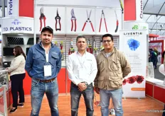 Mauricio Olvero , Gerardo Perez Jamaica and Agur Arredondo of KBW Supply. They are a distributor of T.O. Plastic, Liventia and Berger.