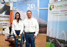 Iuon Valencia and Jesus Yoguez of Tunneltek. Next to supplying Mexican growers, they also export to the US and Chile.