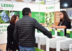 Visitors interested in the products of Legro.