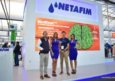Charlee Rubio of Yeah Brand, who does the marketing for Netafim, together with Hector Kelly and their models.