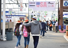 Mexican students learning more about agri- and horticulture at the show.