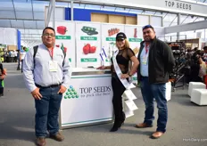 The team of Topseed with their model.