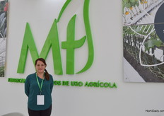 Claudia Mayorga of Mallas Textiles.