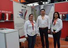 Berenice Moreno, Karla Garcia and Sergio Ramirez of Dunlop