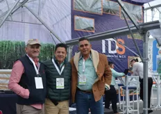 Diego Lugan, Javier Sanchez and Alfredo Miranda of TDS Invernaderos