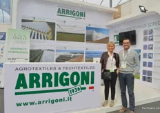 Patrizia Giuliani and Giuseppe Netti of Arrigoni, to promote their high-tech insect proof screen.