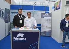 Luis Saluzar and Sergio Camacho of Fricomsa.