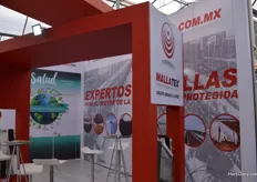 The booth of Mallatex, Grupo Criado y Lopez.