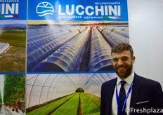Matteo Lucchini from Idromeccanica Lucchini. They are specialised in the production of greenhouses covered in plastic material for horticulture and floriculture, complete with the irrigation and heating systems with computerized control.