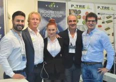 Vincenzo Russo & Stefano Liporace with Vifra, Philip Eekma with Patron Agro Systems & Andrea Bonroposi with P-tre