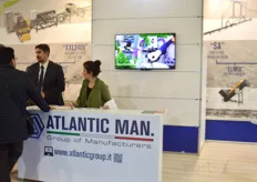 Busy at the booth of Atlantic Man.