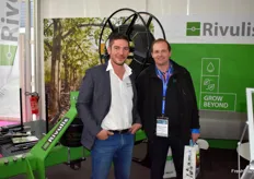 Christophe Harel with Rivulis and grower David Roy 