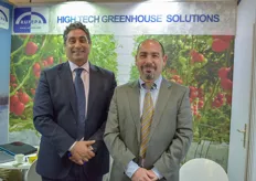 Younes Berada & Jose Miguel Morales Sandoval with Rufepa. The turnkey greenhouse supplier have some nice project going on.