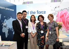 The Team of Kuene + Nagel. In general, when looking at the Chinese airfreight imports, they see a stable growth. However, concerning flowers it is still taking off. "The Chinese consumers is not used to imported flowers yet. Currently, the demand for flowers is mostly for events."