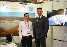 Michael Min and Don Kester of Vander Hoeven. They are currently building a warehouse project for tomatoes in China.