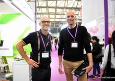 Thomas Offer Madsen and John Pedersen of Dymak visiting the show.