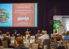 Discussing 'How Wendy’s is partnering with greenhouse growers to deliver on its fresh promise'