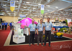 Richard van de Waard, Marc Rozema & Frank te Kamp with Paul Boers / Prins Greenhouses.