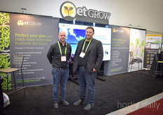 As the rest of the team was out for lunch, Larry Chartier & Scott Holmes had time for a photo. The etGROW products provide insights on growing.