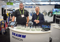 Devon VanZalen and Louis Damm taking the honors for the Dramm Irrigation team