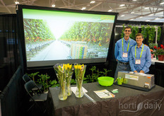 Justinn & Ann Oosterveld with Agrozone, providing an ozone based disinfection solution.