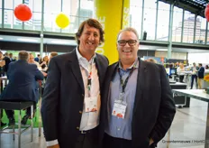 Fabio Andres of Yuksel on the photo with Dean Taylor of Mastronardi Produce