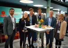 Joost Haenen with Ludvig Svensson, Giama Corbelli with Messe Berlin, Thomas Karl with Fruit Logistica, Andreas Hofland with Hortikey, Martien Penning with Hillenraad & Nele Indevuyst with AHK Debelux & Messe Berlin.