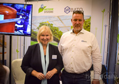 Irina Stegeman with Meteor Systems & Raymond van Mierlo with Bato Plastics