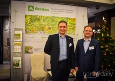This year Grodan opened a factory in Russia. In the photo Aleksey Kurenin & Vladimir Odirtsov.