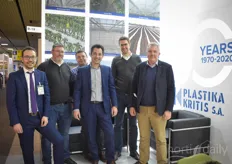This year Plastika Kritis is celebrating its fiftieth anniversary and the team of the British company XL Horticulture, which was visiting Plastika Kritis at the time of the photo, is looking forward to a party!