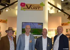 Van Vugt the specialist in herbs. Dick Vogelaar (Postuma), Piet van Vugt, Thomas Bahlman and Eric Postuma.