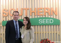 Breeding company Southern Seed. In the picture Salvatore Cassibba (general manager) and Giuditta Cassibba (administrative manager).