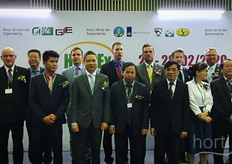 Official delegation opening the show.