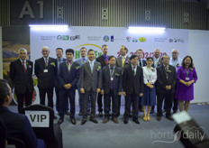 Official delegation opening the show