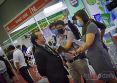 Interviewing on the importance of both the export opportunities as well the growing local market. 