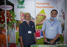 Luan Van Nguyen & Toan Duch Ho Nguyen with Haifa, showing plant nutrition solutions.